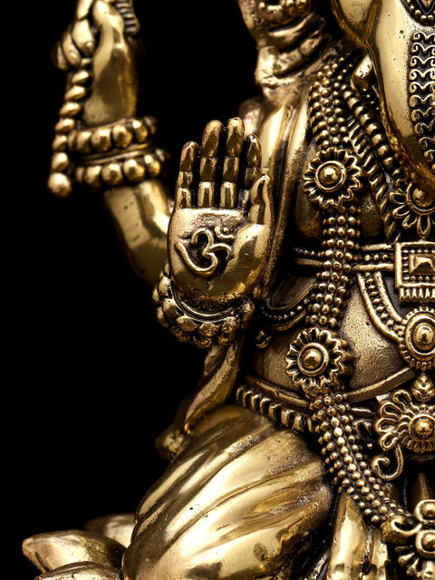 Small Superfine Blessing Lord Ganesha | Brass Statue