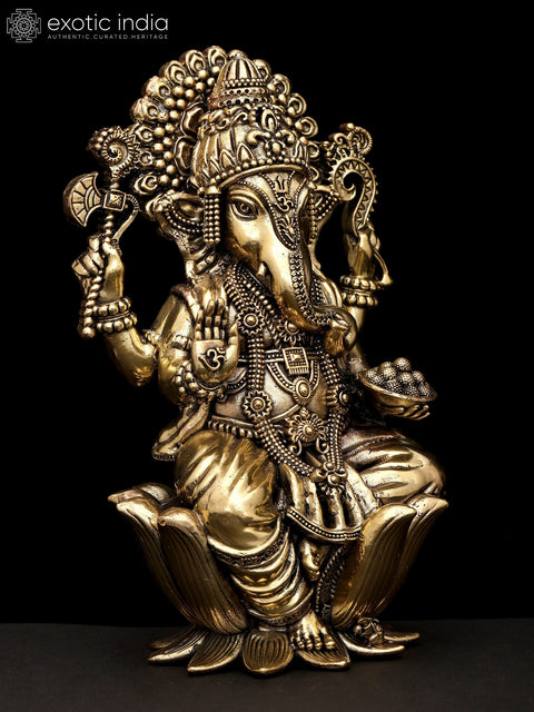 Small Superfine Blessing Lord Ganesha | Brass Statue