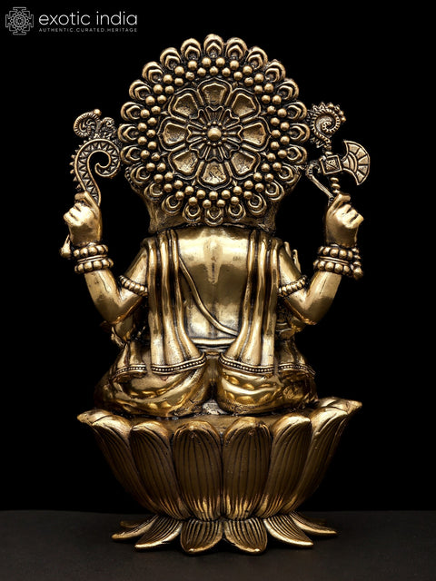 Small Superfine Blessing Lord Ganesha | Brass Statue