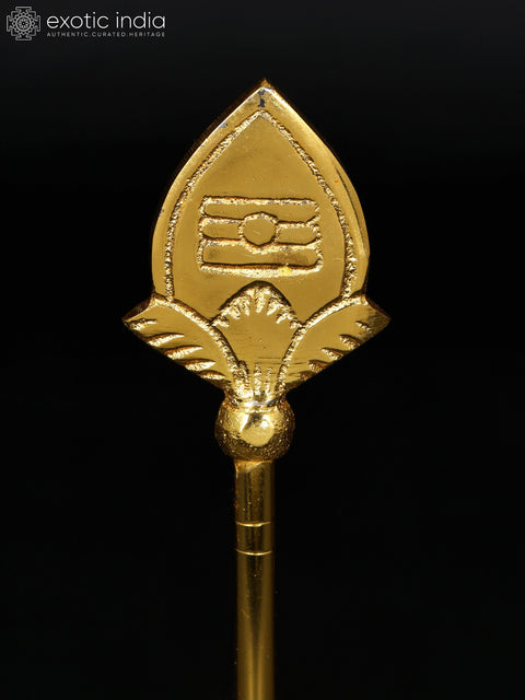 4" Small Brass Karttikeya (Murugan) Vel