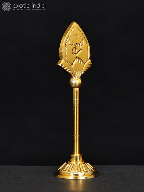 4" Small Brass Karttikeya (Murugan) Vel