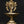 3" Small Brass Conch Lamp in Brass