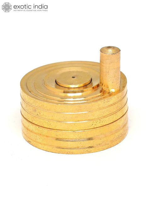 1" Small Brass Gowramma Set - Gauri Pooja Set