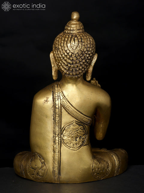 7" Blessing Lord Buddha | Brass Statue