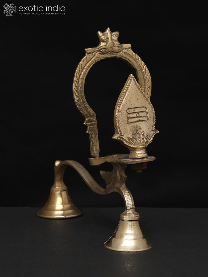 7" Brass Vel Lamp for Pooja Handmade