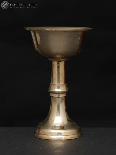 4" Brass Buddhist Ritual Offering Cup