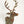 18" Decorative Deer Statue in Brass | Wall Hanging | Home Decor