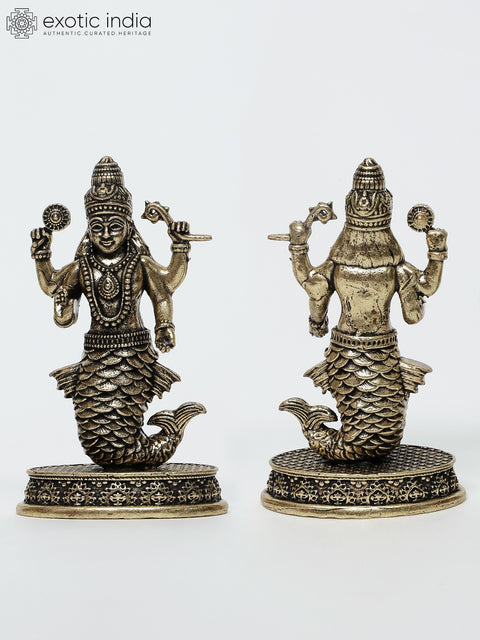 2" Small Superfine Dashavatara Set | Set of 10 Statues