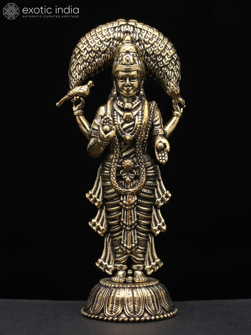 3" Vasavi Kanyaka Parameshvari Devi Handmade Brass Idol