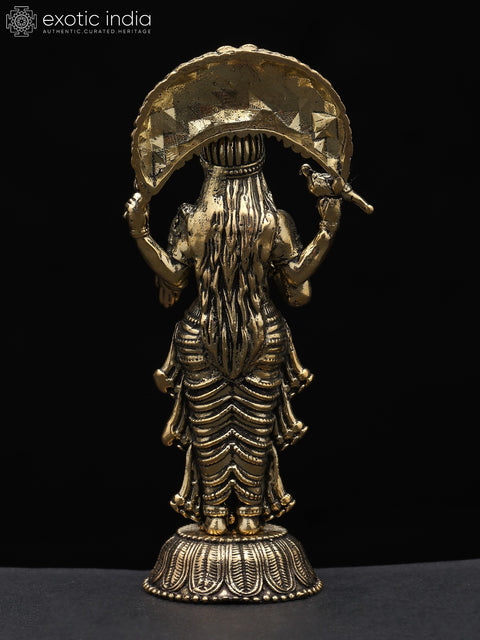 3" Small Superfine Vasavi Kanyaka Parameshvari Devi Brass Idol