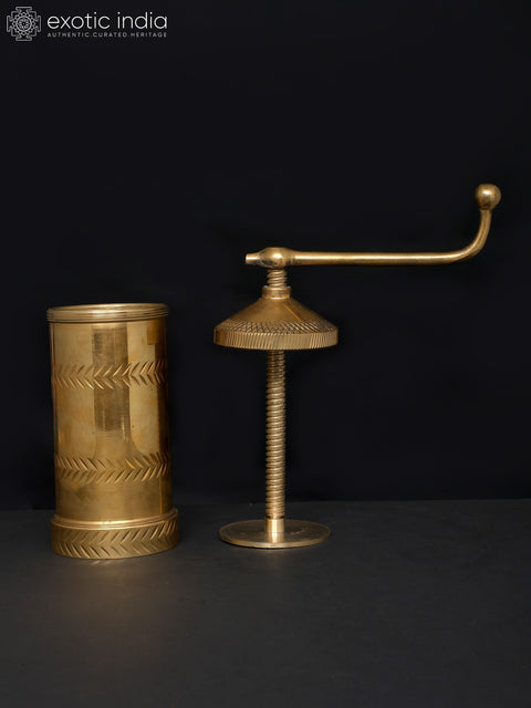 8" Brass Sev Namkeen Maker Machine with 7 Pattern Jali