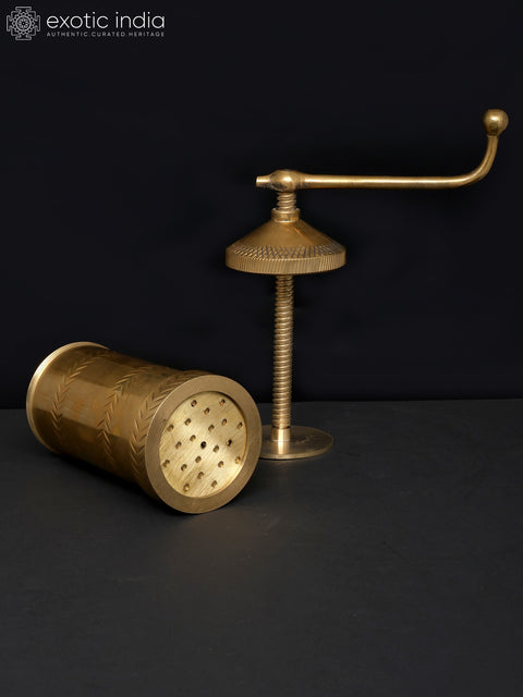 8" Brass Sev Namkeen Maker Machine with 7 Pattern Jali