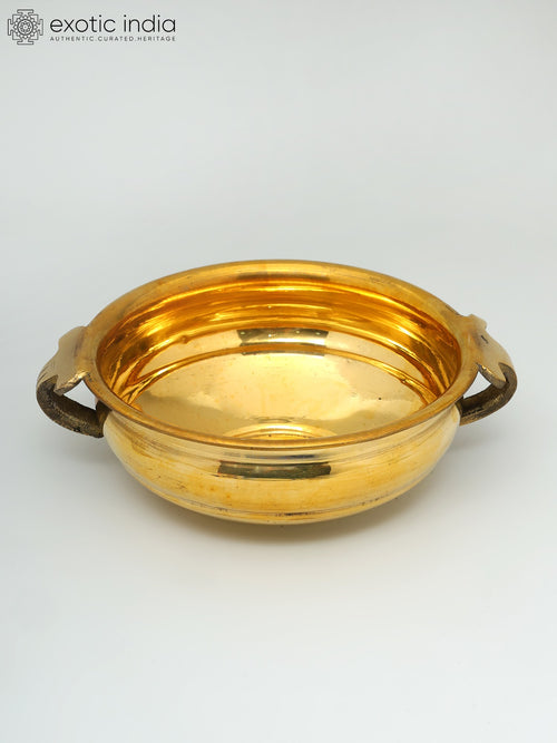 9" Brass Urli Bowl for Home Decor