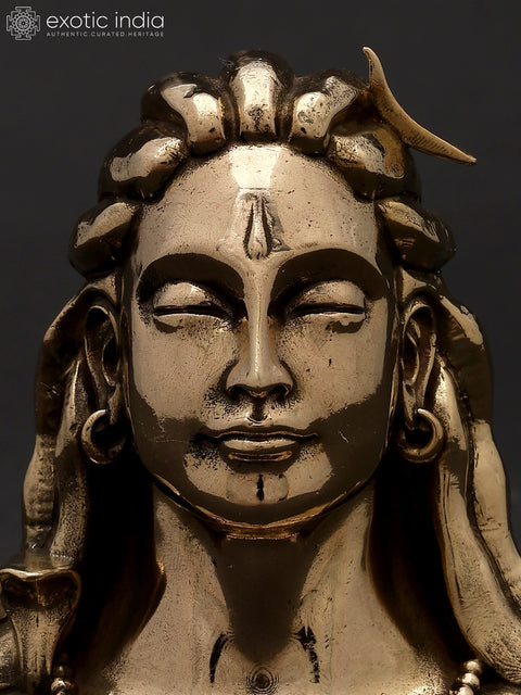 Small Superfine Adiyogi Shiva | Brass Statue | Multiple Sizes