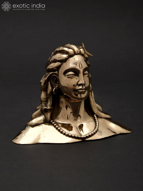 Small Superfine Adiyogi Shiva | Brass Statue | Multiple Sizes