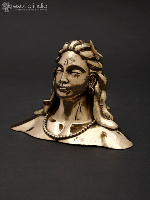 Small Superfine Adiyogi Shiva | Brass Statue | Multiple Sizes