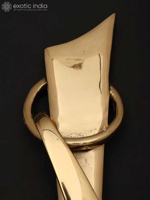 12" Decorative Brass Trophy | Table Decor