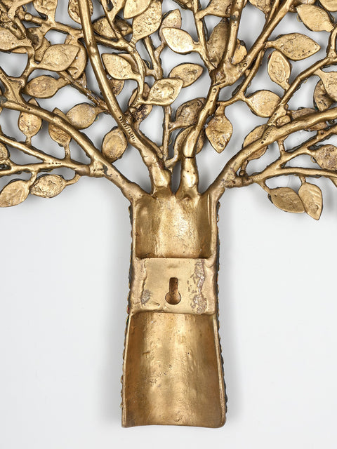24" Brass Tree of Life with Inlay Work | Home Decor | Wall Hanging