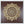 48" Large Wood Framed Mandala Art in Brass | Wall Hanging | Home Decor