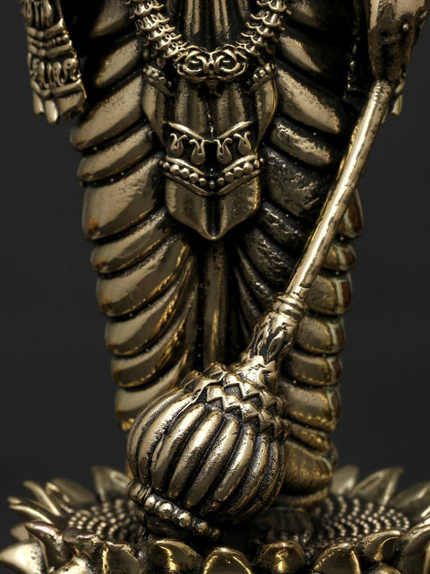 Superfine Standing Vishnu - Lakshmi Pair | Brass Statues