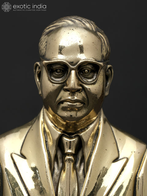 4" Small Baba Saheb Dr. Bhimrao Ambedkar Bust - The Father of The Indian Constitution | Superfine Brass Statue