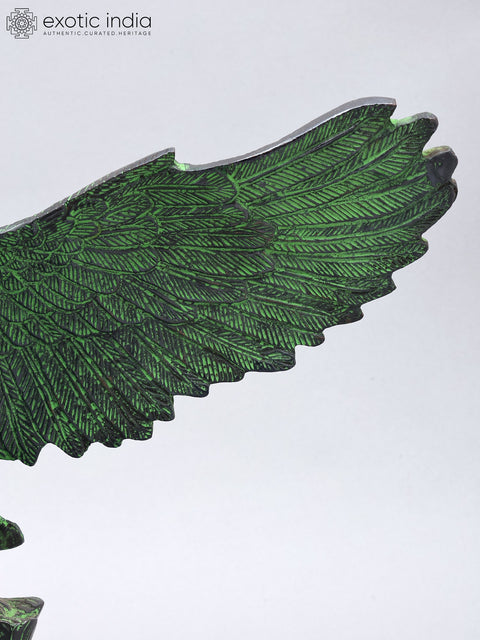 16" Brass Eagle with Open Wings | Brass Statue | Home Decor