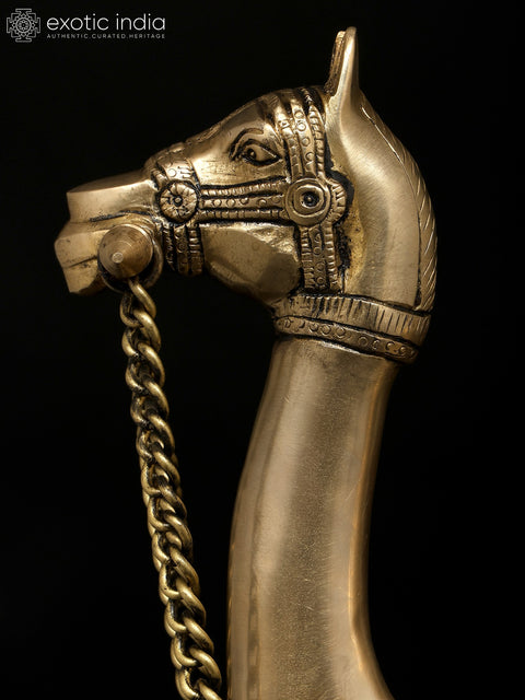 17" Decorative Camel | Brass Statue | Home Decor