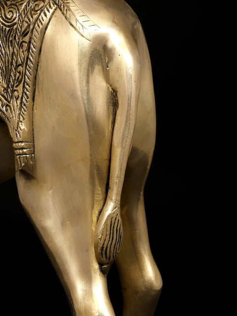 17" Decorative Camel | Brass Statue | Home Decor