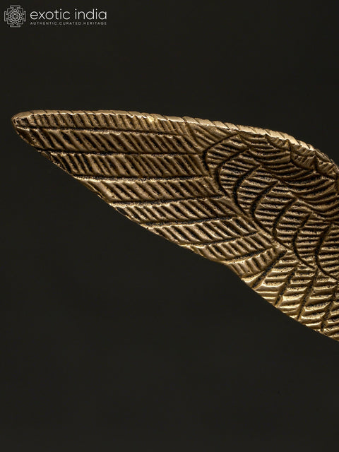6" Brass Open Winged Eagle | Decorative Showpiece | Table Decor