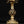12" Brass Tree Design Candle Holder