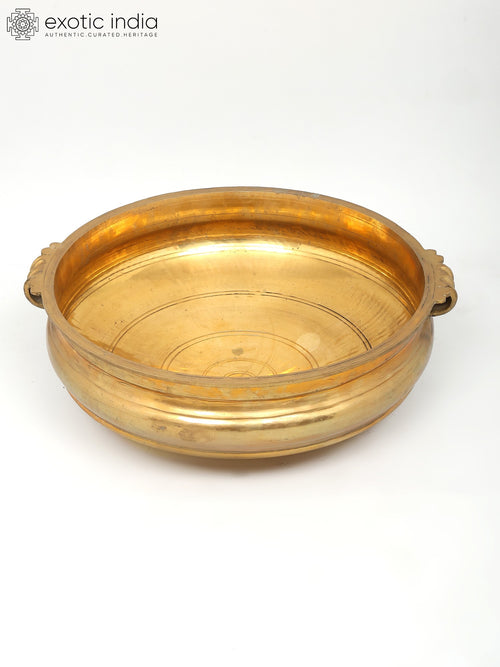21" Brass Urli for Home Decor
