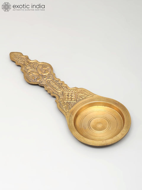 6" Brass Ritual Spoon