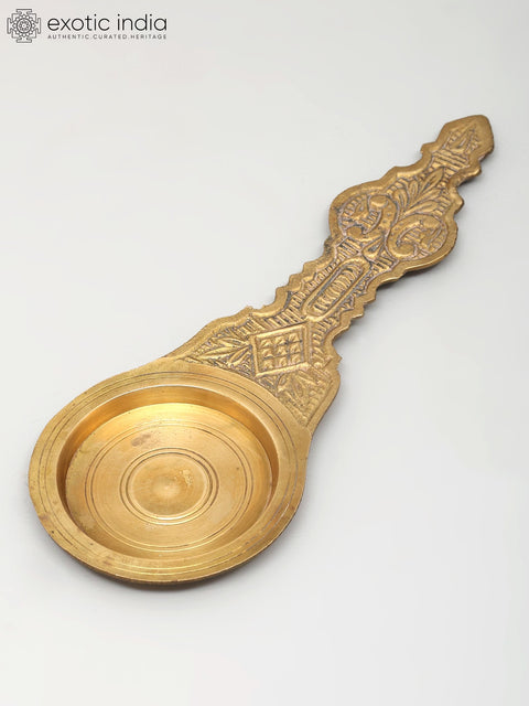 6" Brass Ritual Spoon