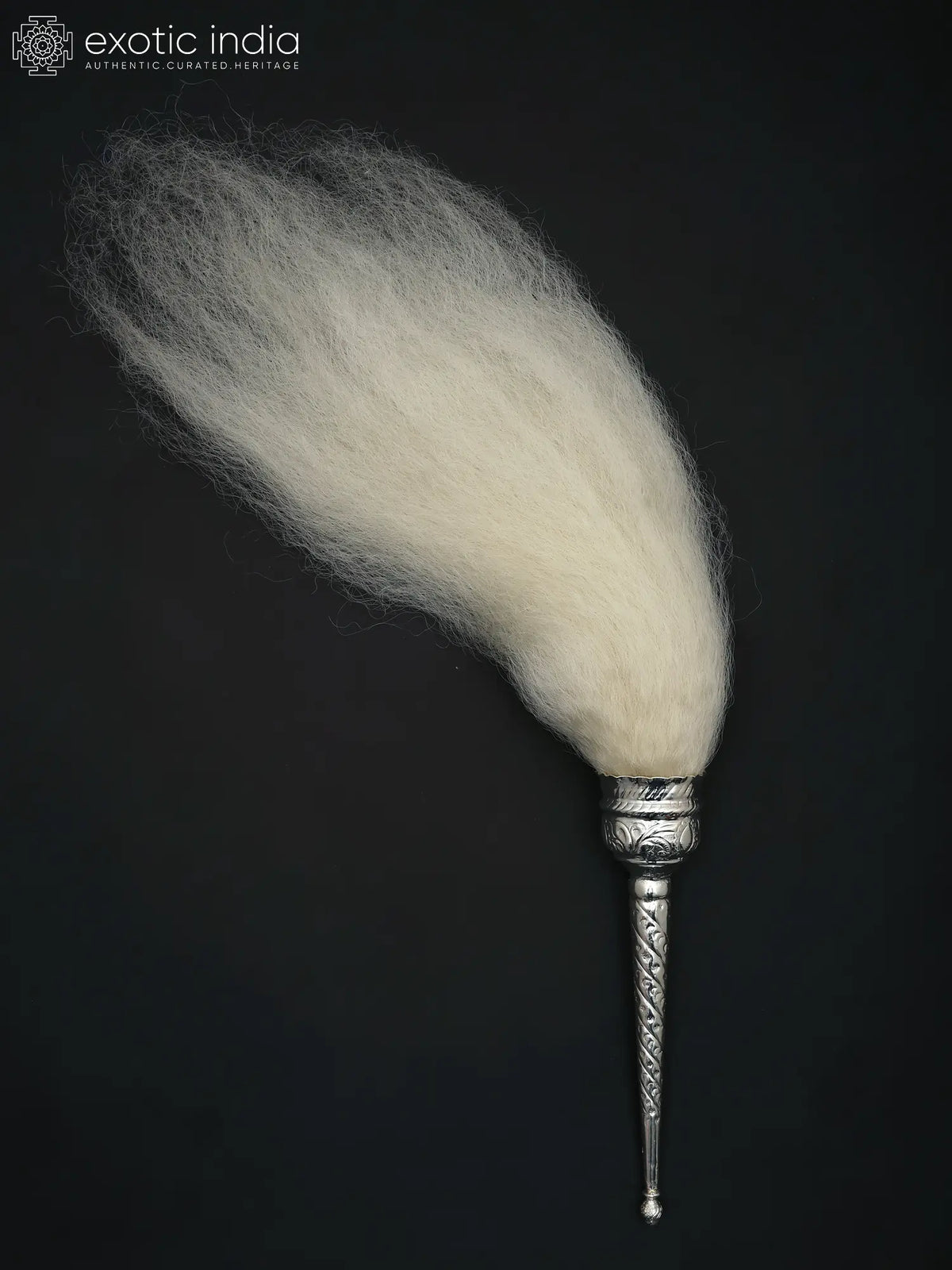 Puja Whisk in Brass