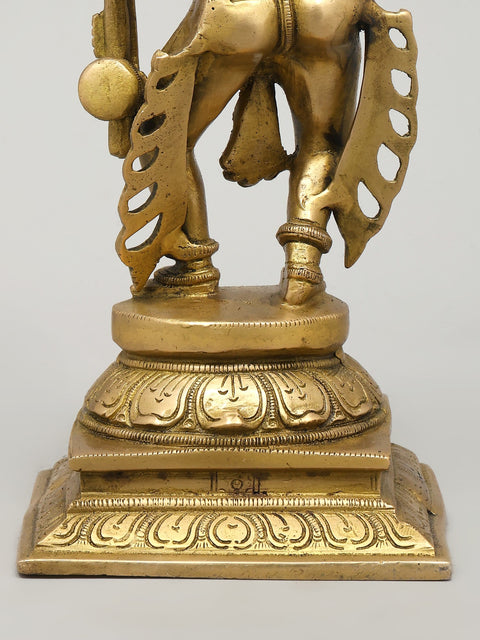11" Dancing Apsara | Brass Statue