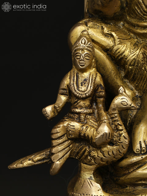 7" Lord Shiva Family | Brass Statue
