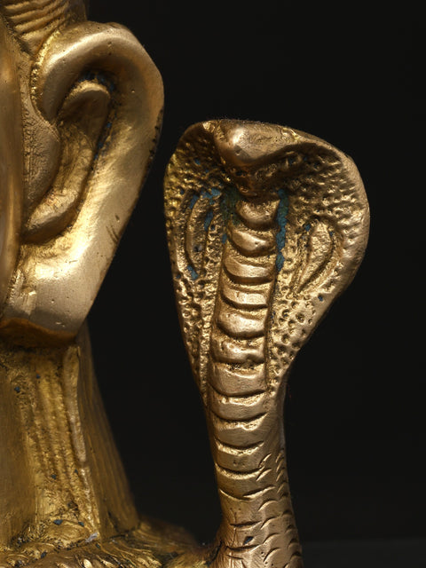 7" Brass Lord Shiva Head | Made In India