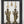 8" Superfine Standing Lakshmi - Narayan with Bells | Wood Framed Brass Sculptures | Wall Hanging