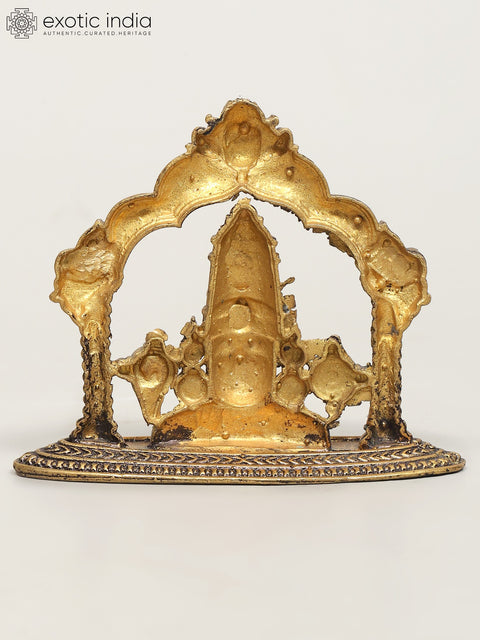 3" Small Superfine Tirupati Balaji (Venkateshvara) Brass Idol
