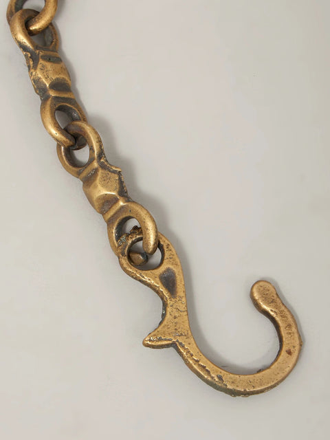 7" Brass Lord Ganesha Hanging Bell