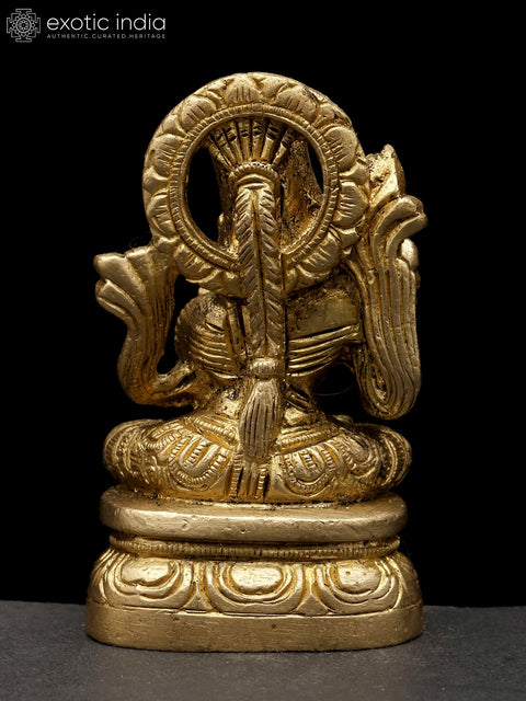 3" Small Fluting Lord Krishna | Brass Idol