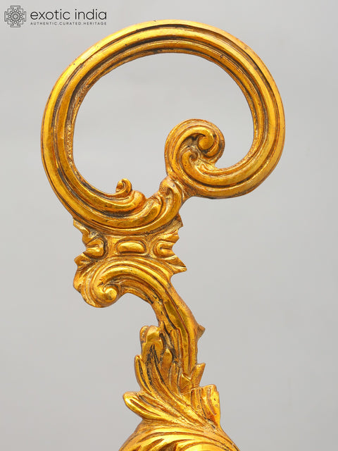 18" Brass Cherub Angel Door Stop | Home Decor