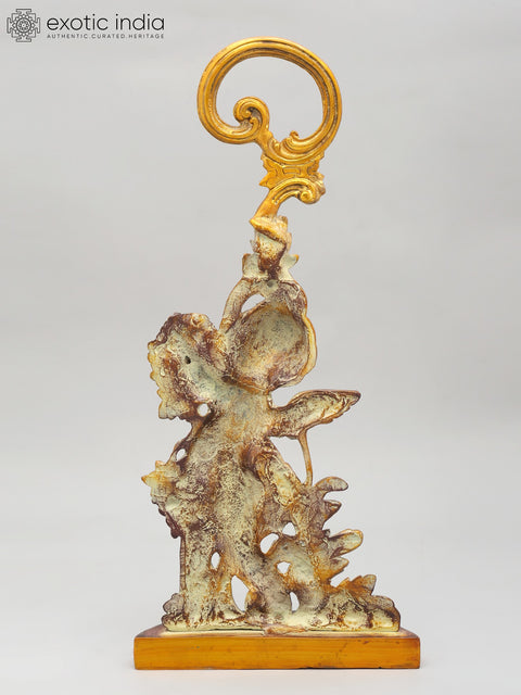 18" Brass Cherub Angel Door Stop | Home Decor