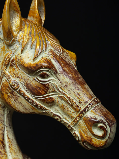 11" Stylized Horse Design Clock | Table Decor