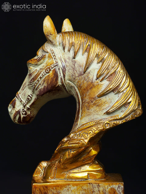 11" Stylized Horse Design Clock | Table Decor