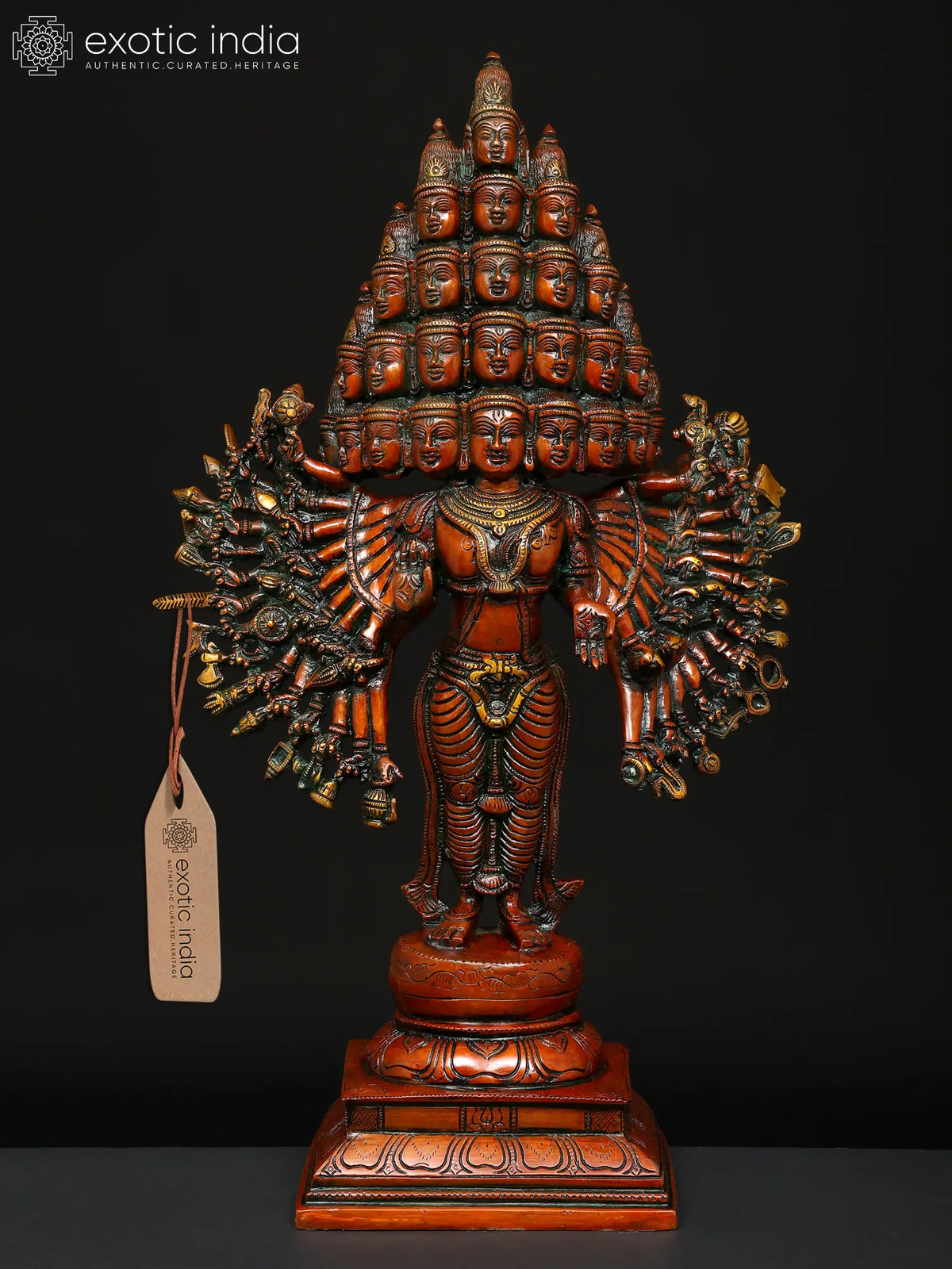 22" Lord Sadashiva | Brass Statue