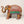 45" Large Size Elephant with Upraised Trunk | Brass Statue with Inlay Work