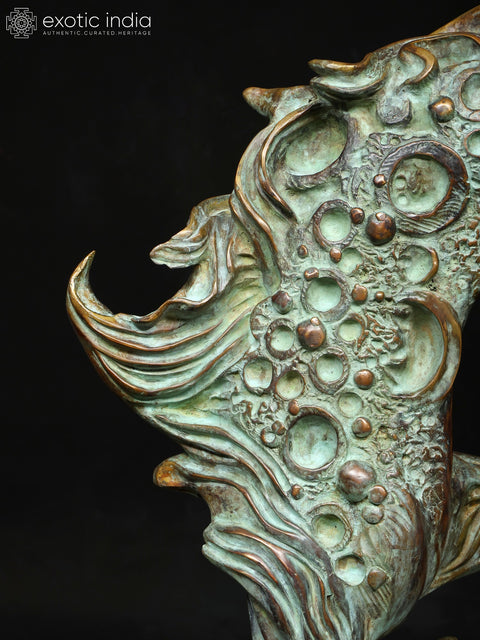 36" The Graceful Bond : Angel and Unicorn Sculpture | Home Decor