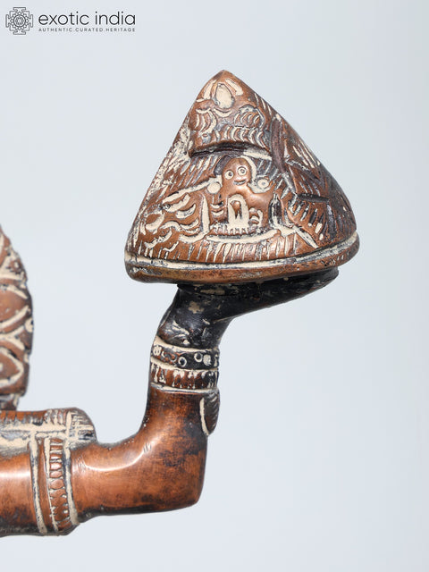 11" Brass Sanjivani Hanuman  | Handmade | Made In India