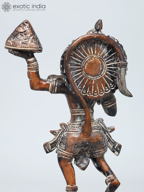 11" Brass Sanjivani Hanuman  | Handmade | Made In India